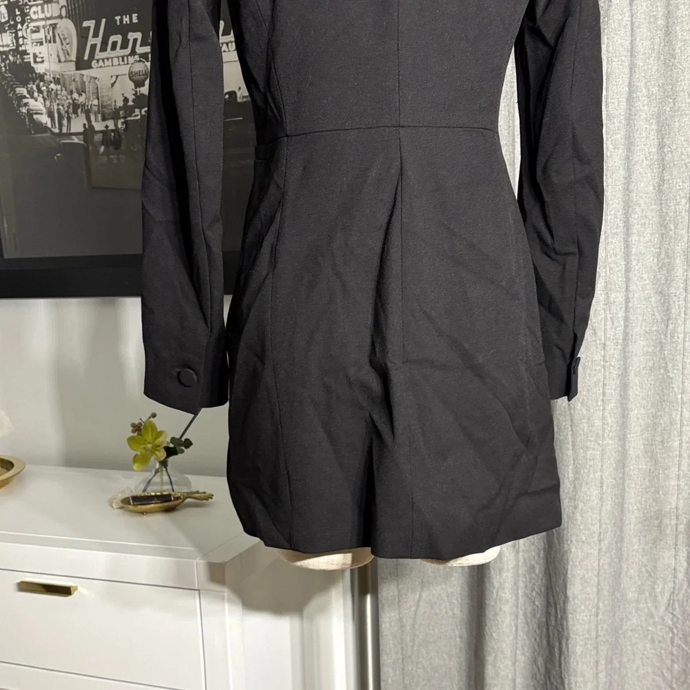 Zara Elegant Black Women's Suit Jacket - Picture 6 of 8